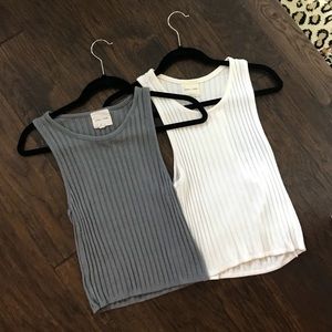 Silence the Noise Urban Outfitters Ribbed Tanks
